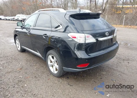 2012 Lexus Rx 350 z USA, uszkodzony, nr VIN 2T2BK1BA0CC138979